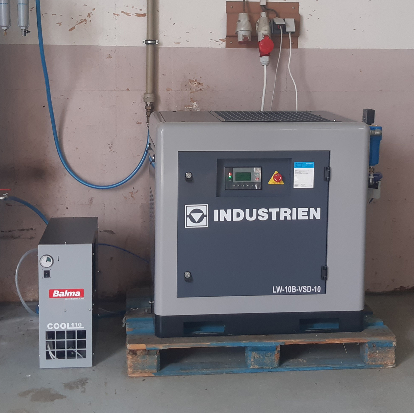 Spirálový kompresor - 7,5 kW